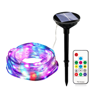 Luzes de Corda Solares 5V para Áreas Externas