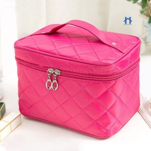 Maxi Necessaire de Maquiagem e Viagem Matelassê